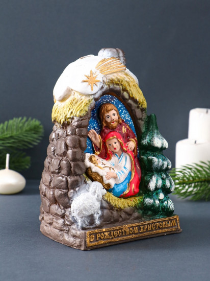 Свеча декоративная «Рождественский вертеп»