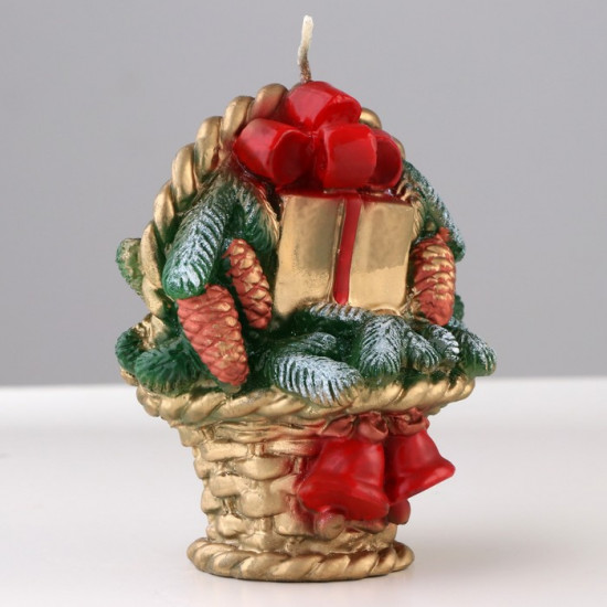 Свеча декоративная «Рождественский подарок»