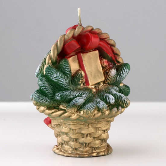 Свеча декоративная «Рождественский подарок»