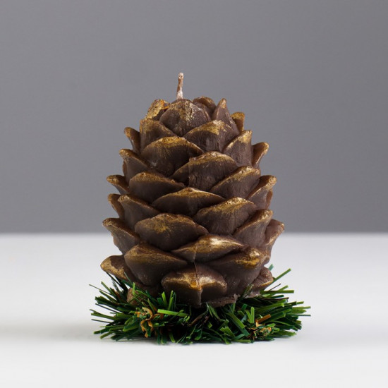 Свеча декоративная «Шишка на ёлке»