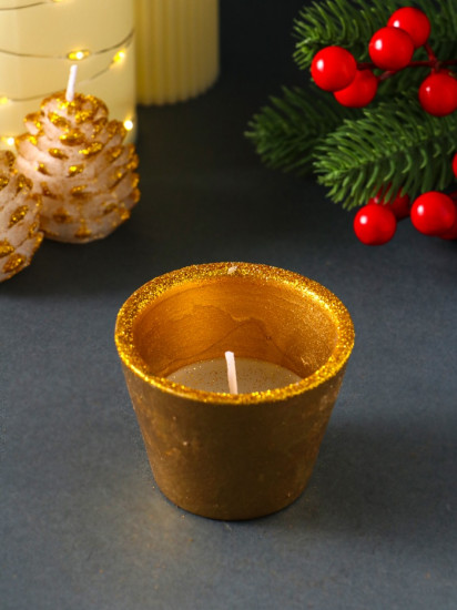 Набор свечей «Шишки и подсвечник»