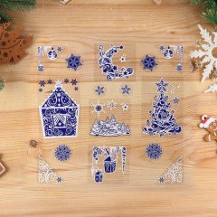 Набор наклеек на окна «Новогодние» - Фото 2