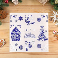 Набор наклеек на окна «Новогодние» - Фото 3