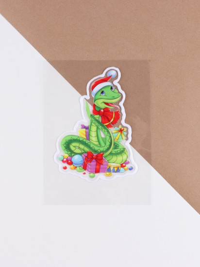 Наклейка на окна «Змея»