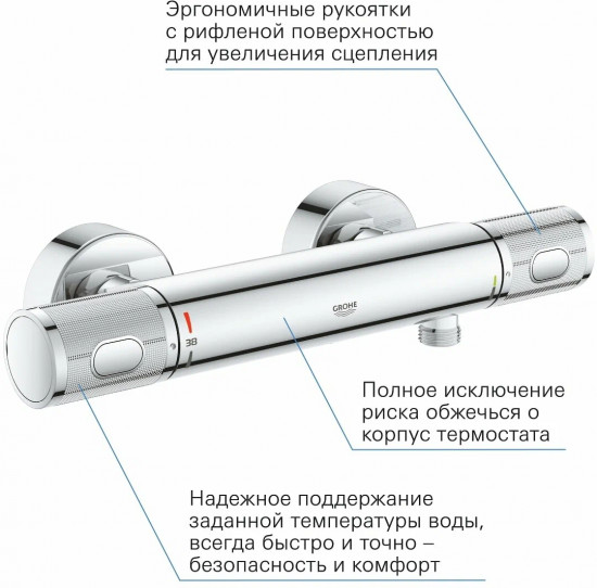 Термостат для душа «Grohtherm 1000 Performance»