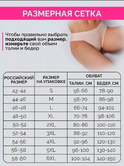 Трусы-стринги женские