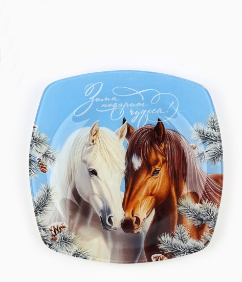 Тарелка «Зима подарит чудеса»