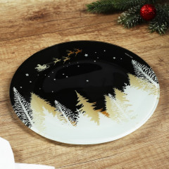 Тарелка «Новогодняя ночь» - Фото 2