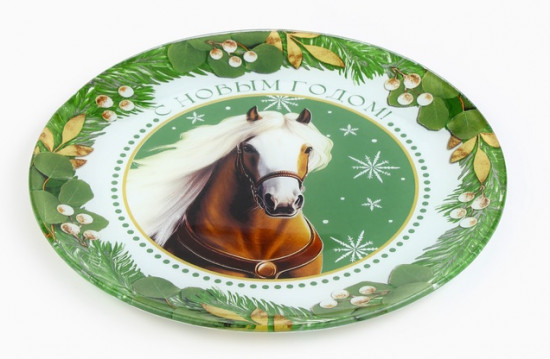 Тарелка «С новым годом»