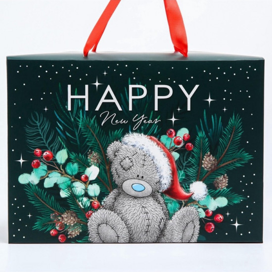 Пакет-коробка «Happy new year»
