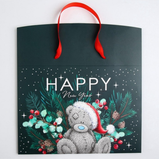 Пакет-коробка «Happy new year»
