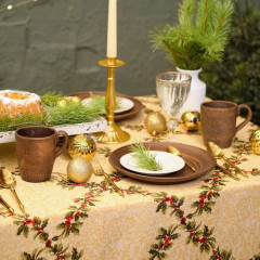 Скатерть «Ёлочные игрушки» - Фото 3