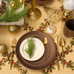 Скатерть «Ёлочные игрушки» - Фото 4