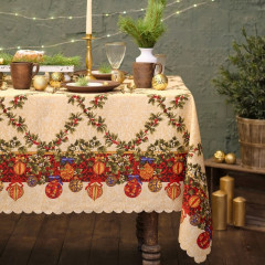 Скатерть «Ёлочные игрушки» - Фото 5
