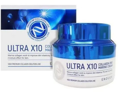 Увлажняющий крем для лица с коллагеном «Ultra X10 Collagen Pro Marine Cream»