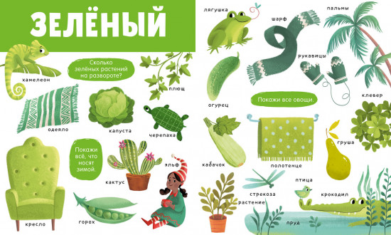 Найди и покажи. Большая книга. Цвета