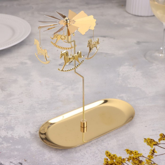 Подсвечник «Карусель с лошадками»