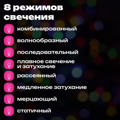 Электрогирлянда-нить комнатная - Фото 4