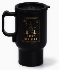 Термокружка с USB кабелем «Happy New Year» - Фото 2