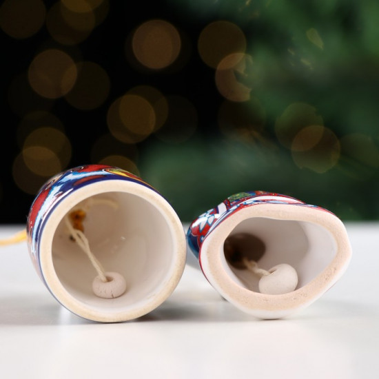 Набор игрушек елочных «Дед Мороз и Машенька»