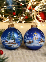 Набор шаров елочных «Зимняя композиция» - Фото 1