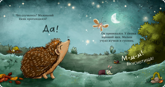 Ёжик в саду. Первая книга малыша о природе