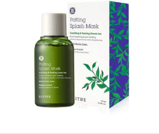 Сплэш-маска с зеленым чаем для проблемной и чувствительной кожи «Green Tea Splash Mask»