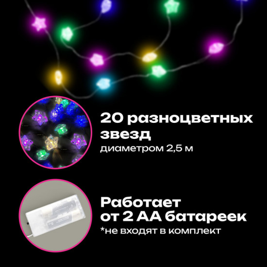 Электрогирлянда-нить комнатная