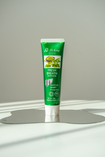 Зубная паста для свежего дыхания с матча, зеленым чаем и мятой «Fresh Breath»