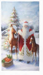 Набор полотенец кухонных «Лошадь и Дед Мороз» - Фото 8