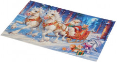 Пазл «Новогодняя упряжка» - Фото 3