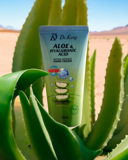 Крем для рук с алоэ и гиалуроновой кислотой «Aloe & Hyaluronic Acid»