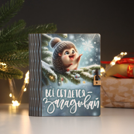 Шкатулка-книга «Ёж»