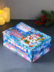 Шкатулка подарочная «Снеговики» - Фото 3