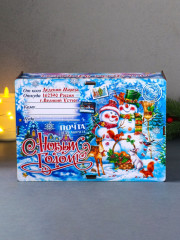 Шкатулка подарочная «Снеговики» - Фото 4