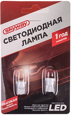 Автолампа светодиодная T10(W5W) 12V