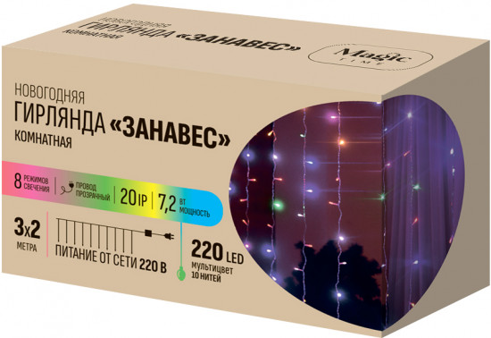 Электрогирлянда новогодняя
