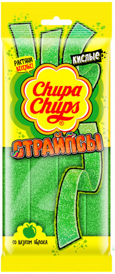 Мармелад жевательный со вкусом яблока «Кислые страйпсы»