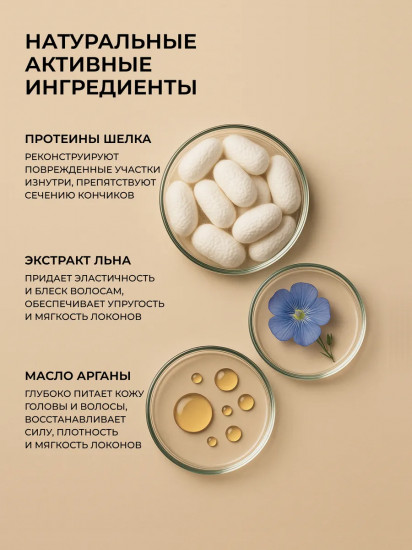 Бальзам для волос «Argania & Silk. Интенсивное восстановление»
