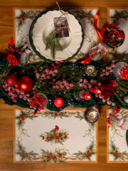 Набор салфеток сервировочных «Christmas birds new» - Фото 4