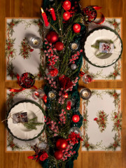 Набор салфеток сервировочных «Christmas birds new» - Фото 6