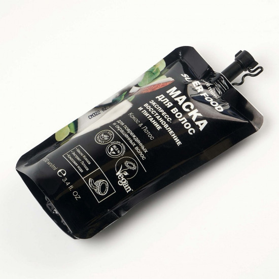 Маска для экспресс восстановления и питания волос «Кокос & Лотос»