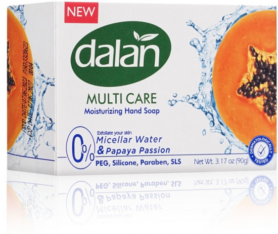 Мыло туалетное с экстрактом папайи «Micellar Water & Papaya Passion»