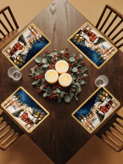 Комплект плейсматов «Gingerbread house»