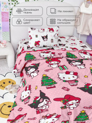 Комплект постельного белья «Kitty New year» - Фото 5