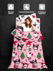 Комплект постельного белья «Kitty New year» - Фото 9