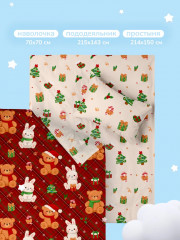 Комплект постельного белья «Мишки и зайки» - Фото 9