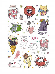 Наклейки Всё будет МЯУ! - Фото 1