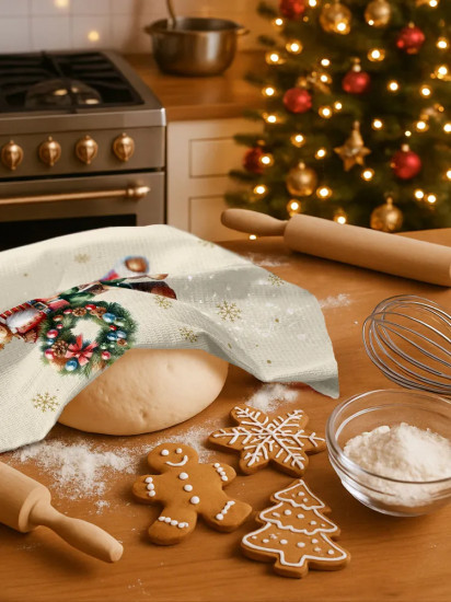 Комплект полотенец кухонных «Christmas bears»