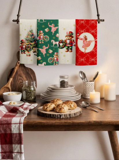 Комплект полотенец кухонных «Christmas bears»